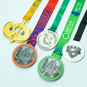 Corporate Sports Marathon & 5K/10K Events 3D Finisher Medal View 1