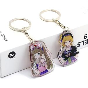 Clear Acrylic Keychain Layered Double Sided For Business Gifts Personali... View 1