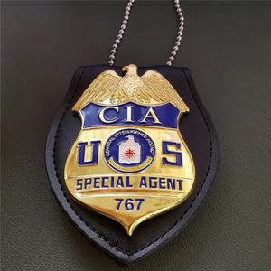 Logo Officer Sheriff Security Agent Patrol Captain Uniform 3D Gold Ename... View 1