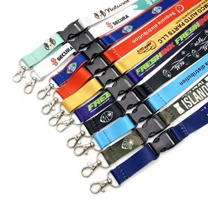 Gift Printed Ribbon Sublimation Lanyard Strap, Cheapest Nylon Lanyard Po... View 1