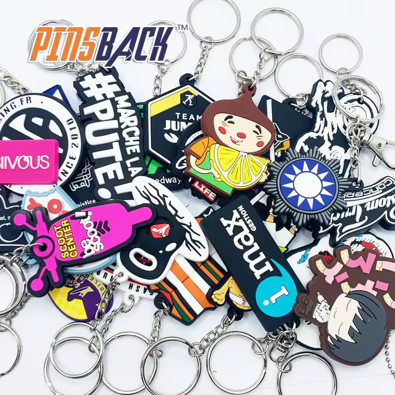 Soft PVC Keychain Key Chain / Soft Rubber Keychains / Silicone Keyring View 1