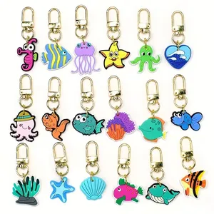 Soft PVC Keychain Key Ring UV Printing Keychain View 1
