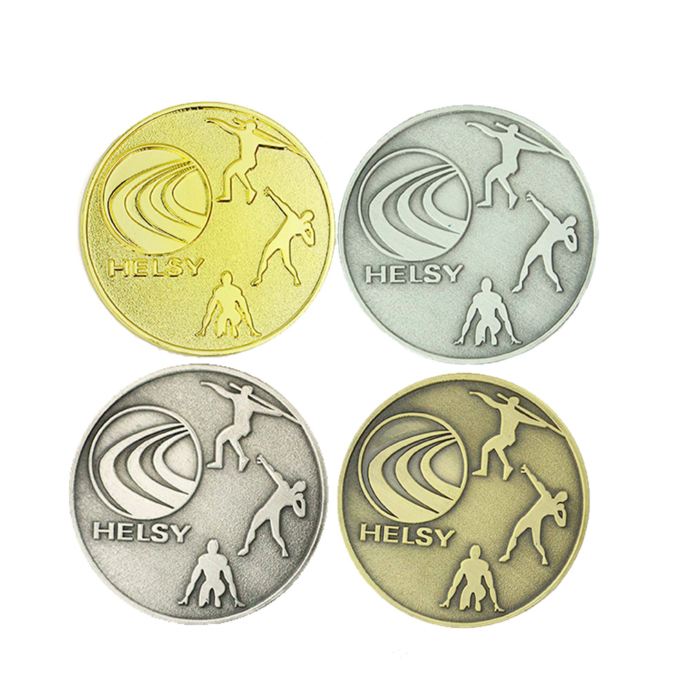 Commemorative Enamel Collector Coin with Translucent Enamel View 1