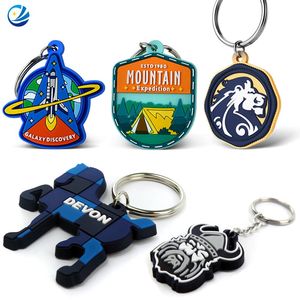 High-quality Customize Decoration Soft Rubber Silicon Key Chain Plastic...