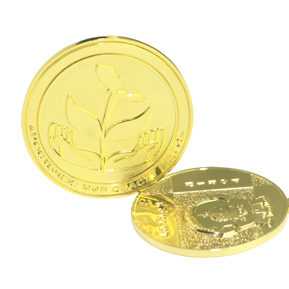 Heavyweight Brass Blank Engravable Challenge Coin View 1
