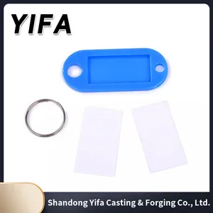 ID Card Plastic Key Tag PVC Keychain Plastic Tag Plastic ID Card Key View 1
