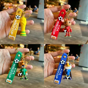 In Stock World 2026 Cup Rubber Balls Llaveros Personalizados Souvenir Gi... View 1