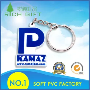 Hot Style Soft PVC Plastic Keychain With Logo View 1