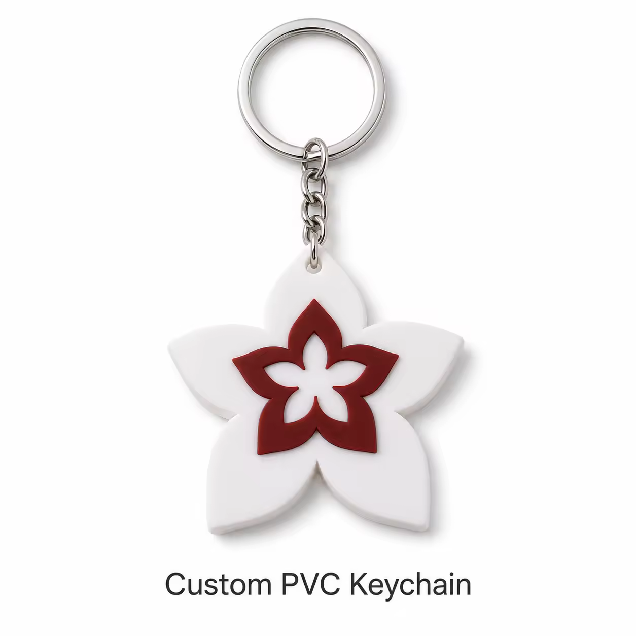 Personalized Soft PVC Key Ring Shape 3D Rubber Keychain Souvenir Gift Br... View 1