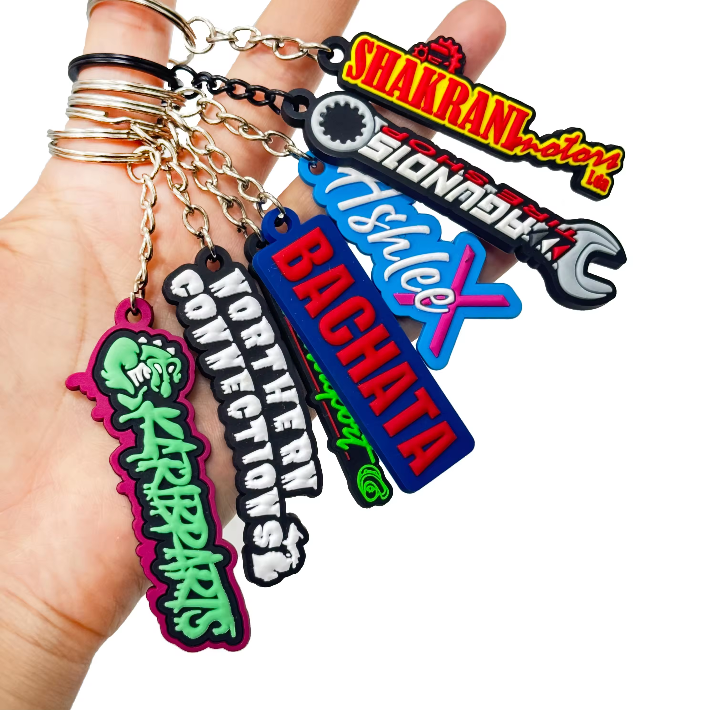 Rubber Keychain Ring Jet Tag Logo Soft PVC Keychain 3d Cartoon Character... View 1
