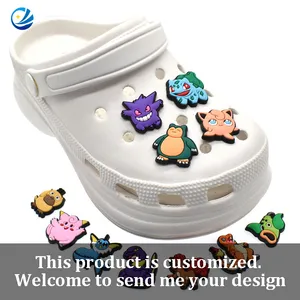 Shoe Croc Charms 2D 3D PVC Shoe Decorations Shoes And Accessories Design... - Jinjiang Naike Promo Shoe Charms Factory
